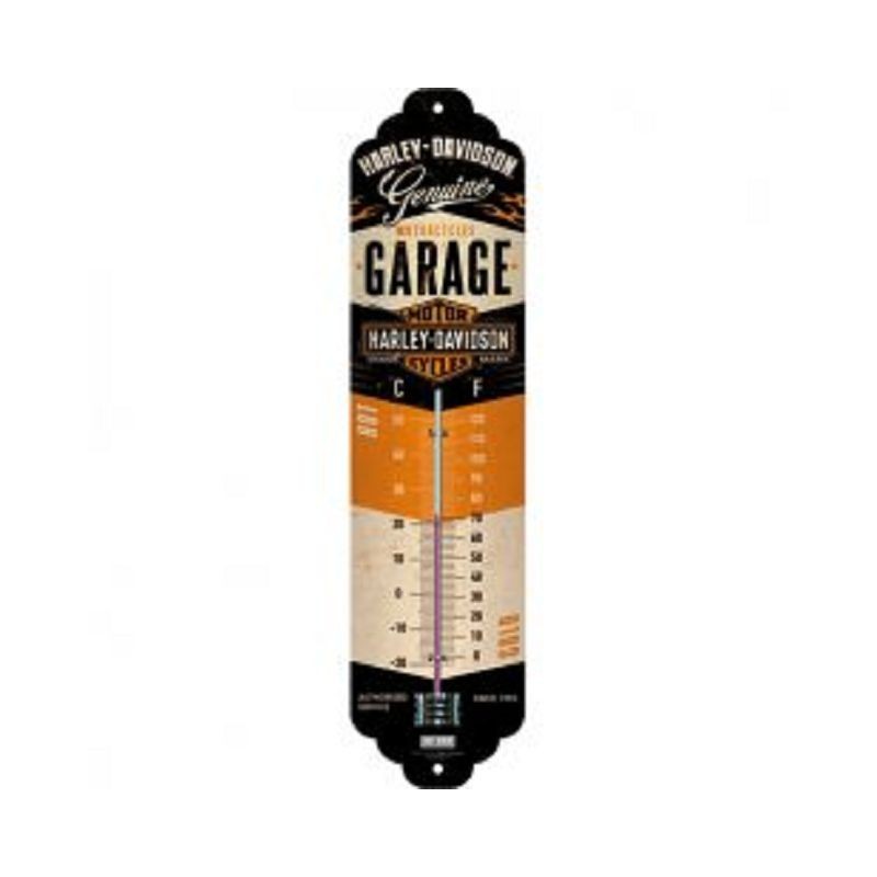 Harley Davidson Garage Logo Thermometer