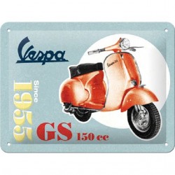 Vespa GS 150 Since 1955 - Blechschild 20 x 15 cm
