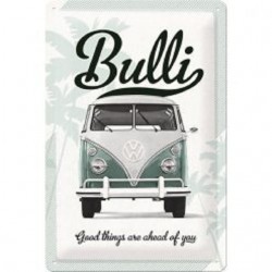 VW - Bulli T1 Good Things - Blechschild 30 x 20 cm