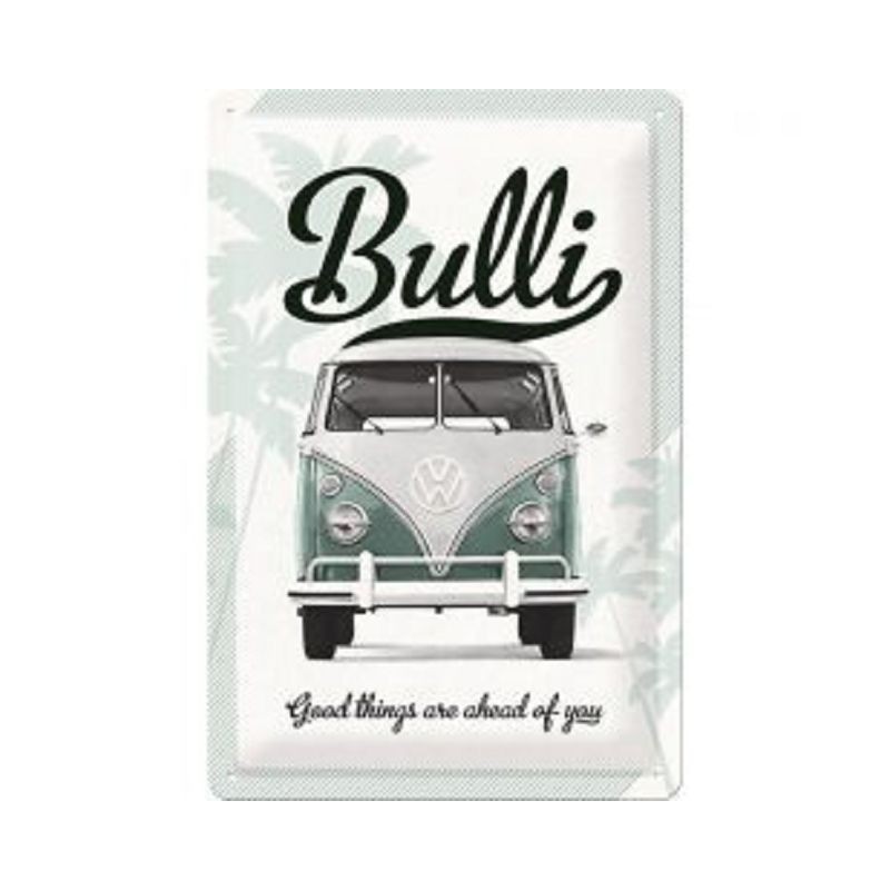 VW - Bulli T1 Good Things - Blechschild 30 x 20 cm