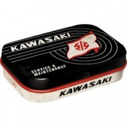 Kawasaki Service & Maintenance - Blechdose gefüllt mit Pfefferminz