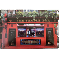 The Temple Bar - Irish Pub - Blechschild 30 x 20 cm