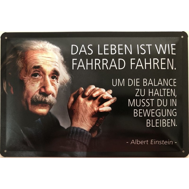Einstein Spruch Es gibt nur einen Weg, um Fehler zu vermeiden kein