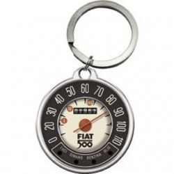 Fiat 500 Schlüsselanhänger rund