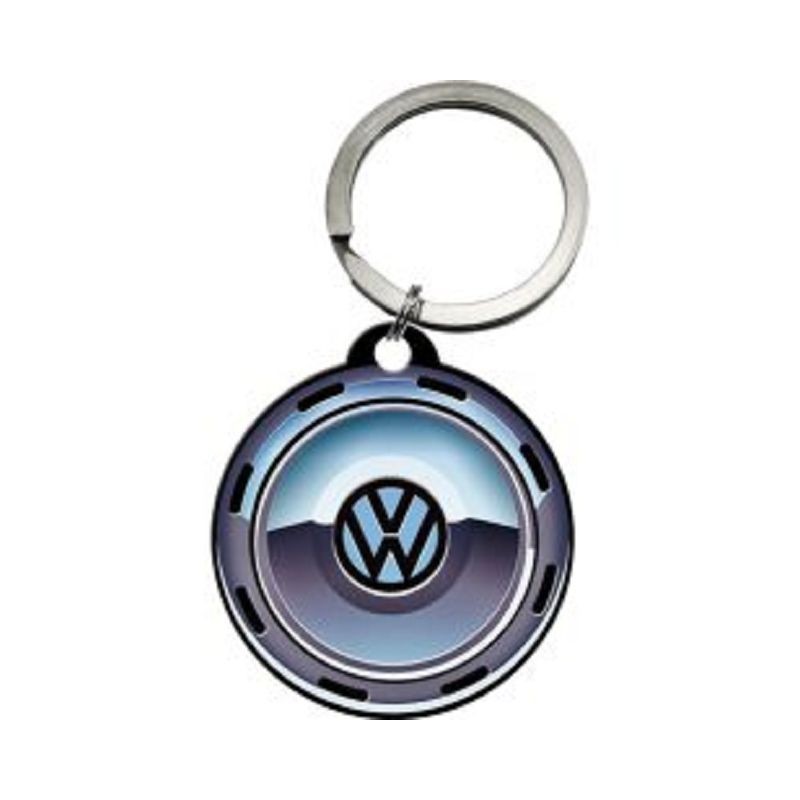 VW Radkappe Schlüsselanhänger rund