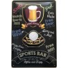 Sports Bar - Golf Classic - Free House - Relax and Enjoy - Blechschild 30 x 20 cm