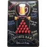 Sports Bar - Snooker - Free House - Relax and Enjoy - Blechschild 30 x 20 cm
