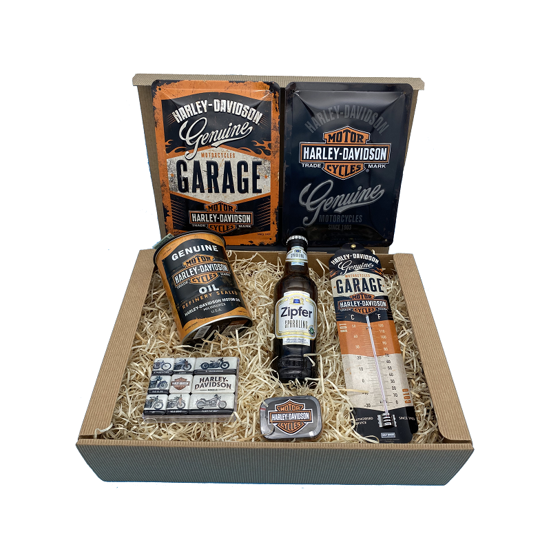 Harley Davidson Bier Garage - Geschenkbox 1 Large