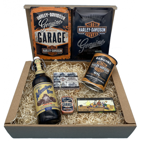Harley Davidson Bier Garage - Geschenkbox 2 Large
