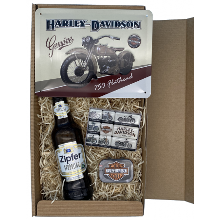 Harley Davidson Motorcycles 750 Flathead - Bier - Geschenkbox Small