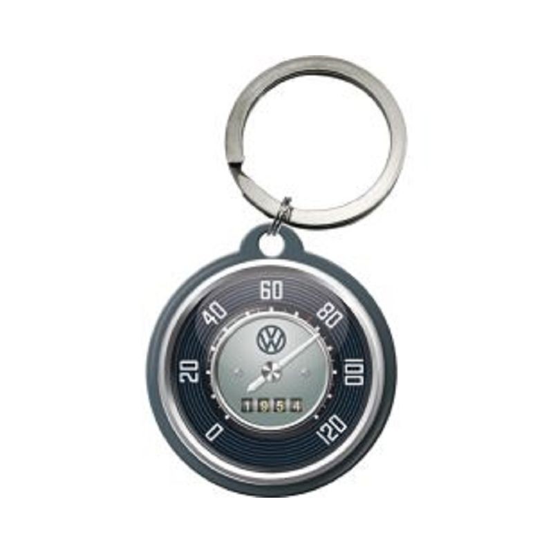VW Tachometer Schlüsselanhänger rund