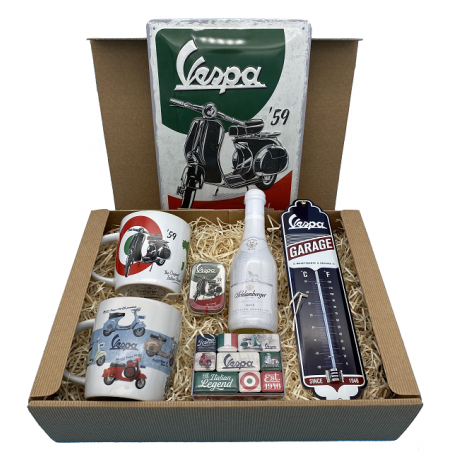 Vespa Classic 1959 - Sekt - Geschenkbox Large