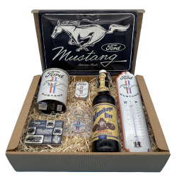 Ford Mustang Classic - Bier - Geschenkbox Large