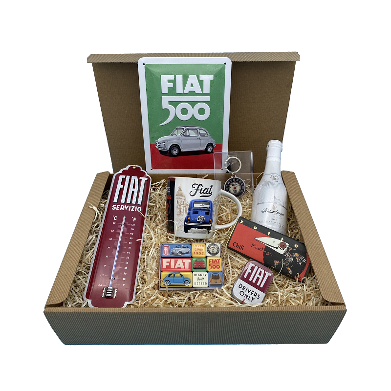 Fiat 500 - Sekt - Geschenkbox Large