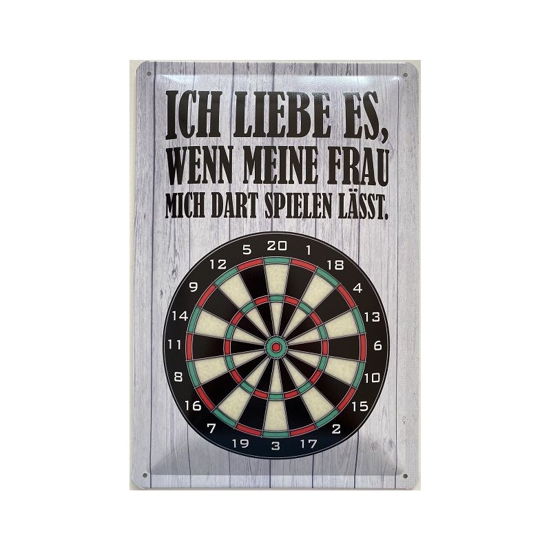 Ich liebe Darts, aber meine Frau ist immer noch der Treffer meines