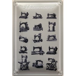 Nähmaschinen Classic - Blechschild 30 x 20 cm