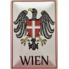 Österreich Wien Adler Wappen - Blechschild 30 x 20 cm