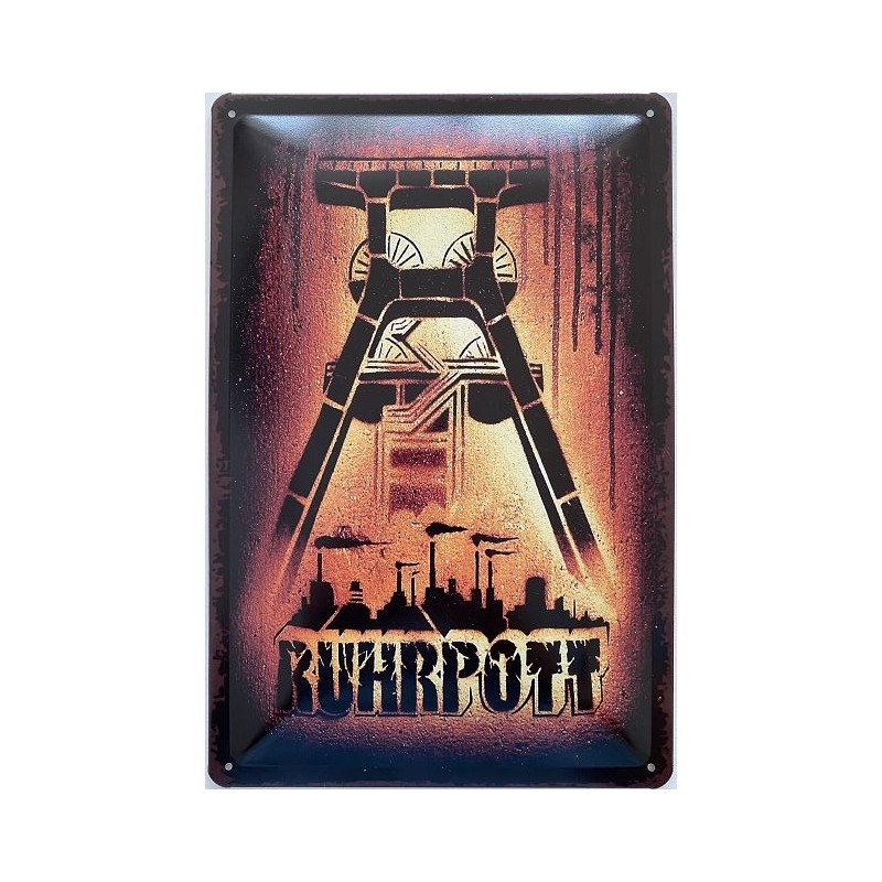 Ruhrpott Deutschland - Blechschild 30 x 20 cm