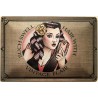 Such swell Hair with Vintage flaire - Blechschild 30 x 20 cm