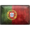 Portugal National Flagge - Blechschild 30 x 20 cm