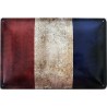 Frankreich National Flagge - Blechschild 30 x 20 cm