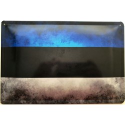 Estland National Flagge - Blechschild 30 x 20 cm