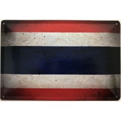 Thailand National Flagge - Blechschild 30 x 20 cm