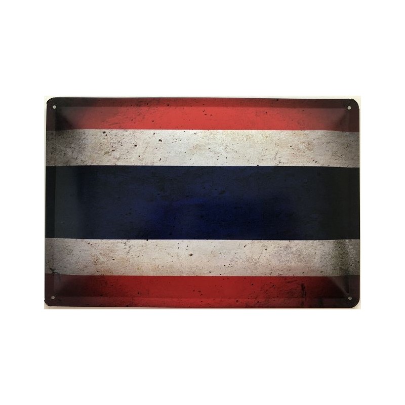 Thailand National Flagge - Blechschild 30 x 20 cm