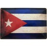 Cuba National Flagge - Blechschild 30 x 20 cm