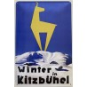 Winter in Kitzbühel - Blechschild 30 x 20 cm