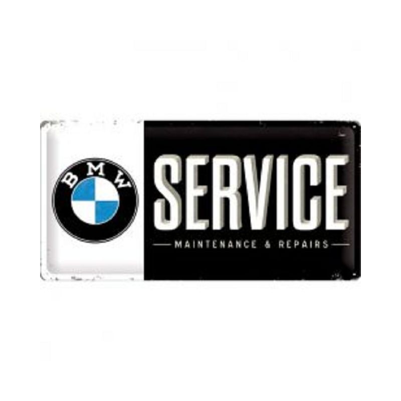 BMW Service Blechschild 25 x 50 cm