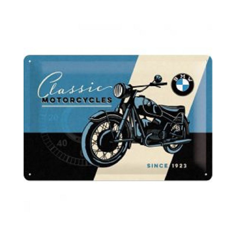 BMW Classic Motorcycles Blechschild 30 x 20 cm