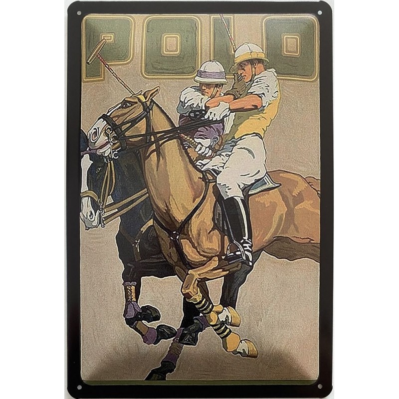 Polo - Blechschild 30 x 20 cm