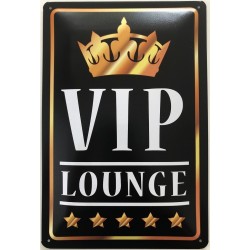 VIP Lounge - Blechschild 30...