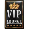 VIP Lounge - Blechschild 30 x 20 cm