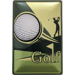 Golf - Blechschild 30 x 20 cm