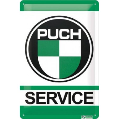 Puch Service Blechschild 30 x 20 cm