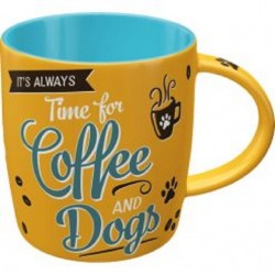 It´s always Time for Coffee and Dogs - Kaffeetasse