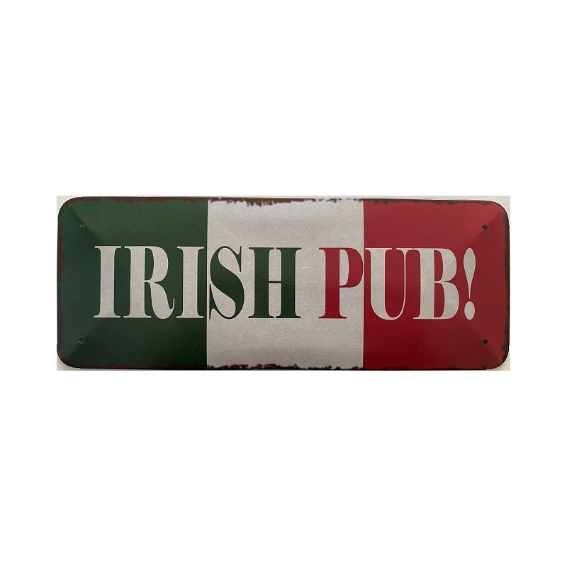 Irish Pub - Blechschild 27 x 10 cm