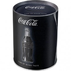 Coca Cola Black Logo Spardose im Ölfass Design