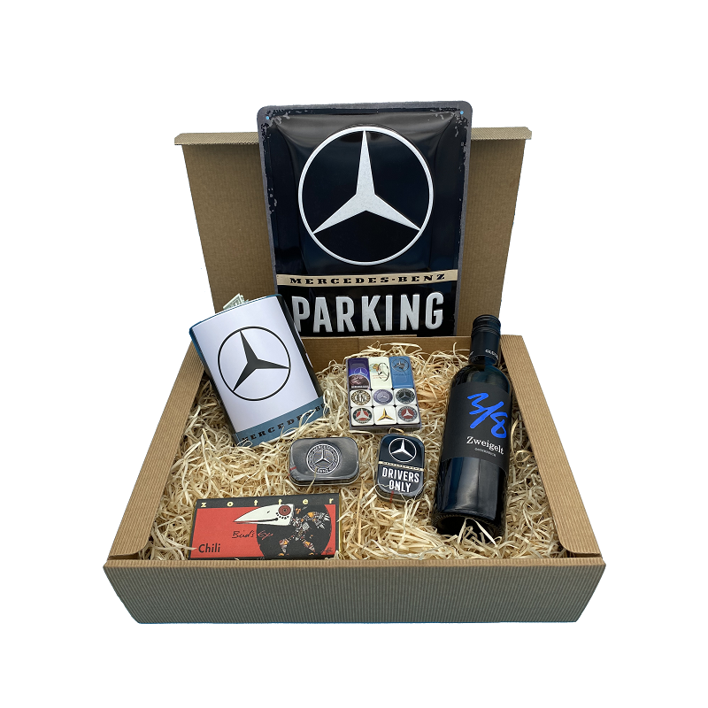 Mercedes Parking Only - Wein - Geschenkbox Large