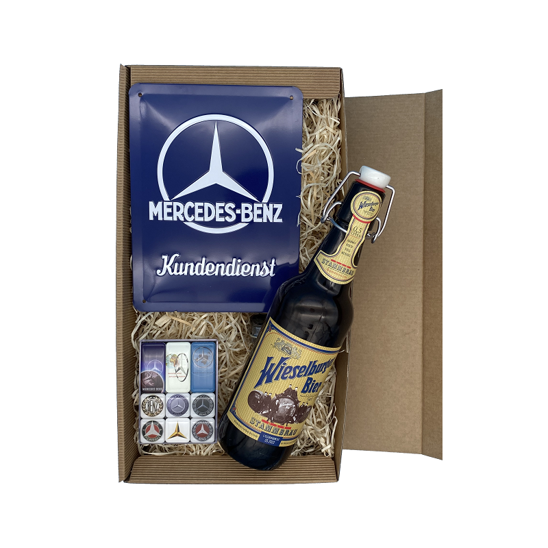 Mercedes Classic Bier - Geschenkbox Small