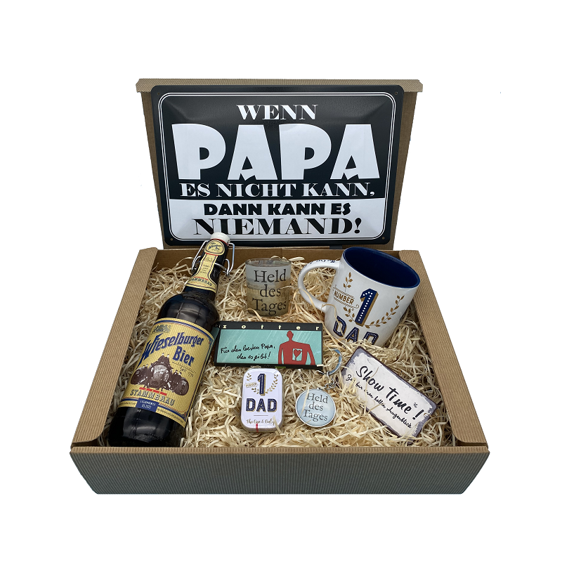 Papa - Bier - Geschenkbox Large