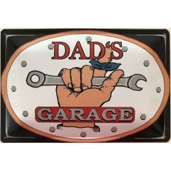 Dad`s Garage - Blechschild...