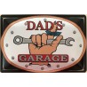 Dad`s Garage - Blechschild 30 x 20 cm