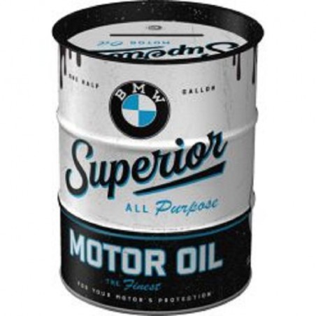 BMW Superior Spardose im Ölfass Design