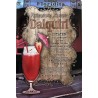 Cocktail Zutaten für Daiquiri - Blechschild 30 x 20 cm