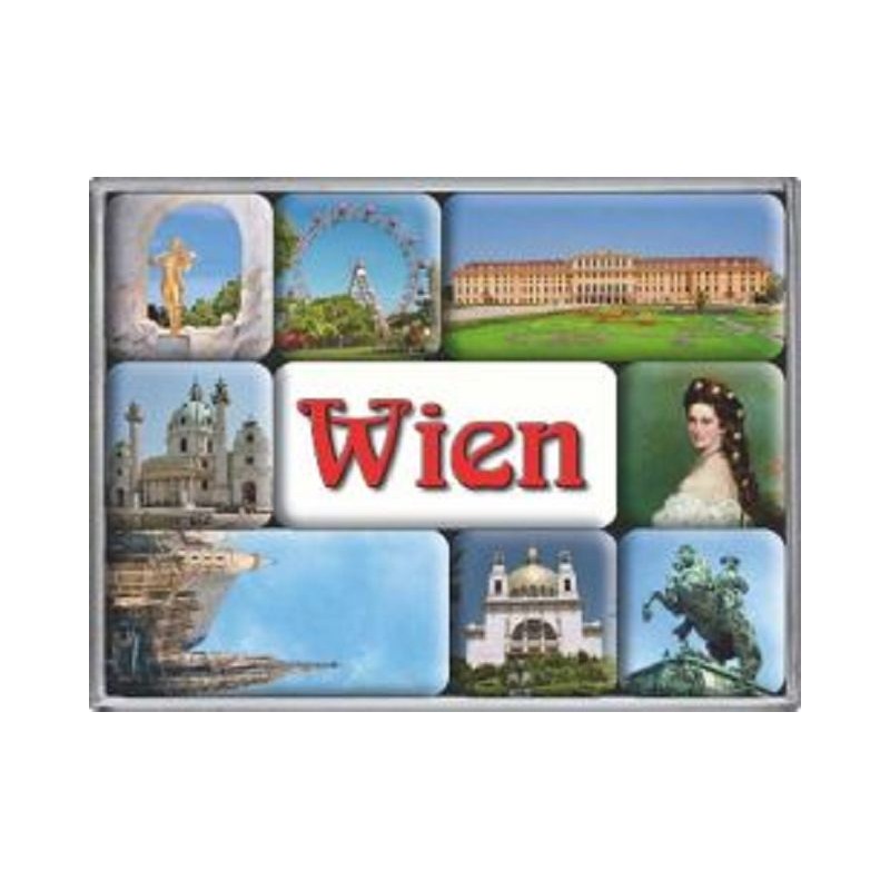 Wien Austria Magnetset 9-teilig