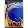 Napoli Italien - Blechschild 30 x 20 cm