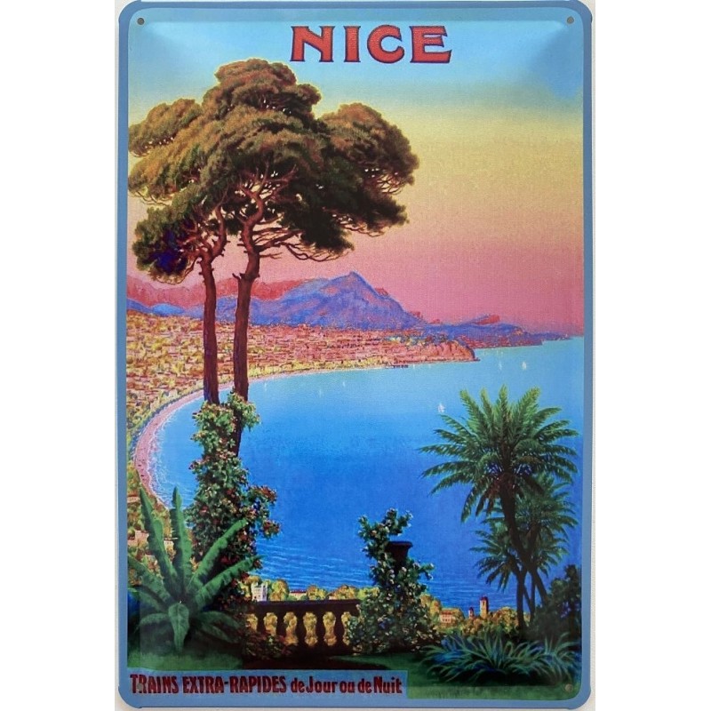 Nice Frankreich - Blechschild 30 x 20 cm